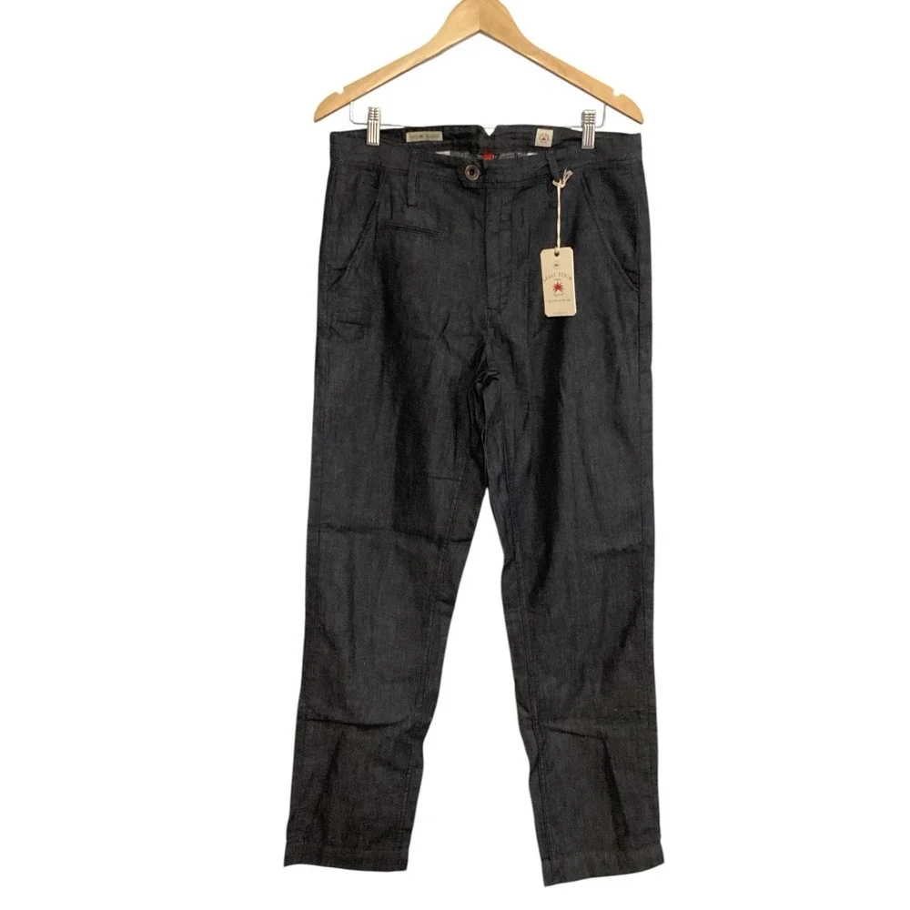 NWT Agave‎ Rainier Chino Rinsed Indigo Pacific Blue Size 32 #11 Classic